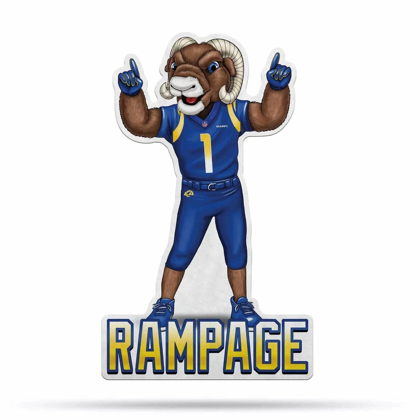  Los Angeles Rams Pennant Shape Cut Mascot Design Felt Gift -  ToylandEU™