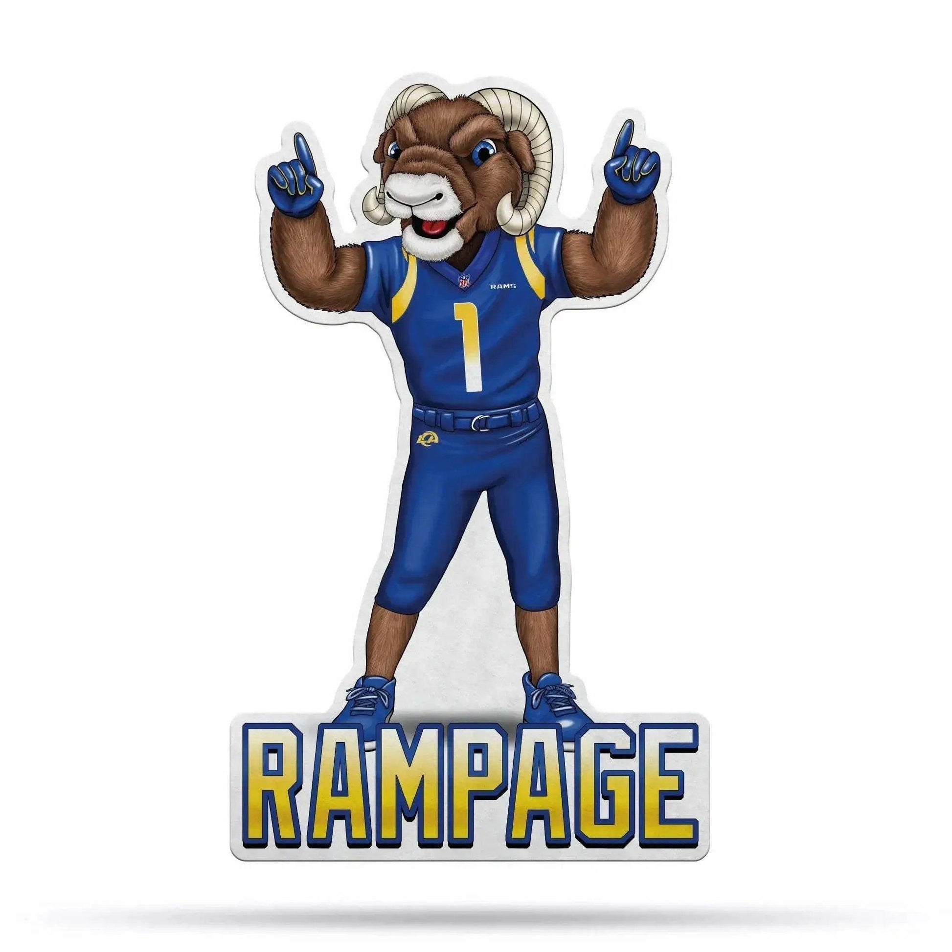  Los Angeles Rams Pennant Shape Cut Mascot Design Felt Gift -  ToylandEU™