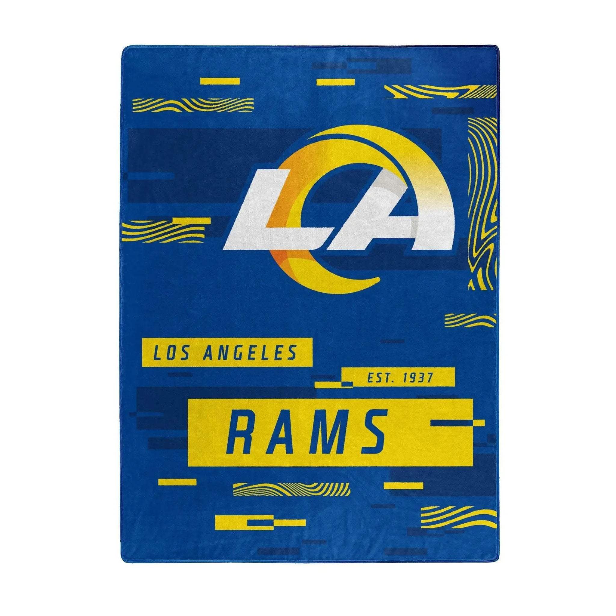 Los Angeles Rams Raschel Throw Blanket Digitize Design ToylandEU