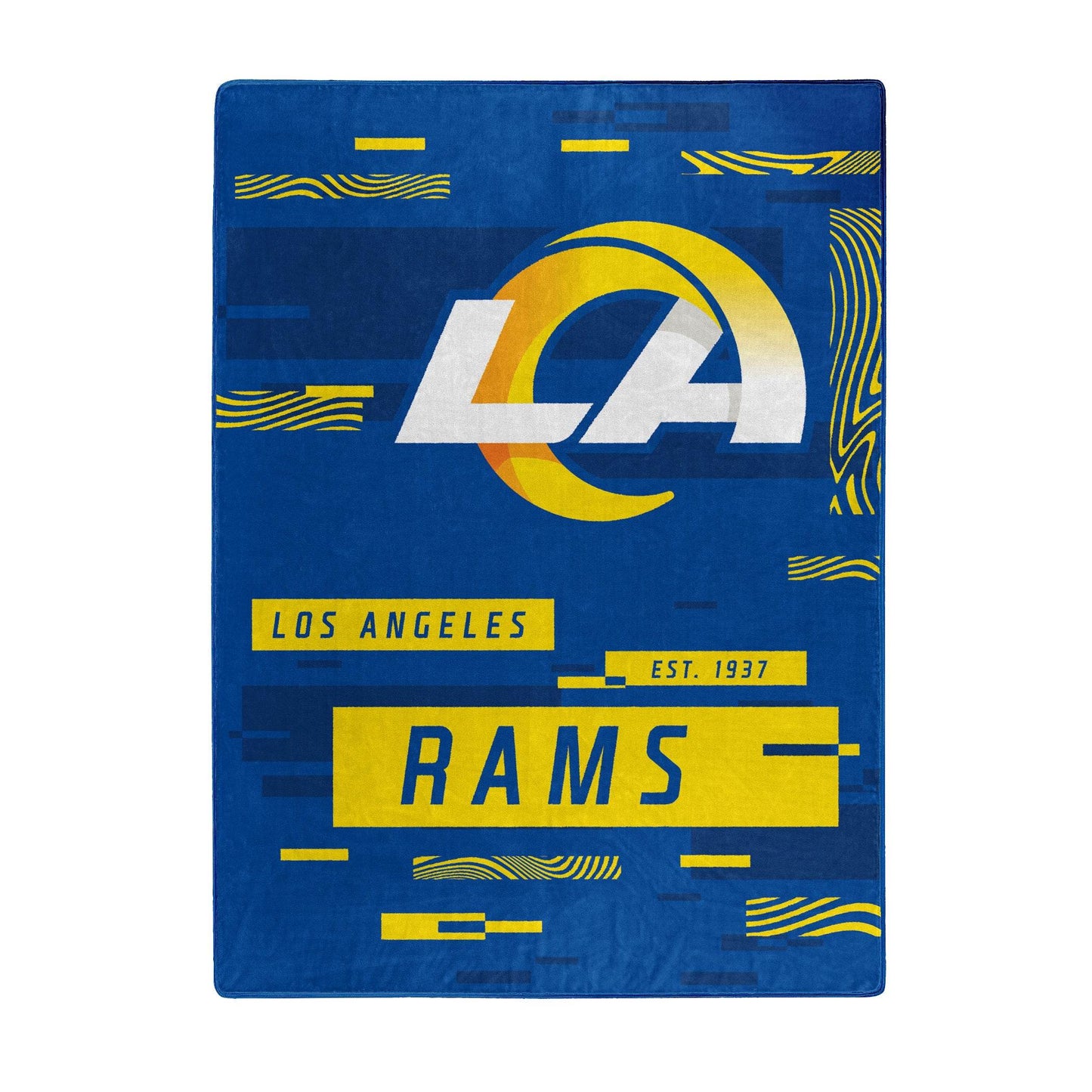 Los Angeles Rams Raschel Throw Blanket Digitize Design - ToylandEU