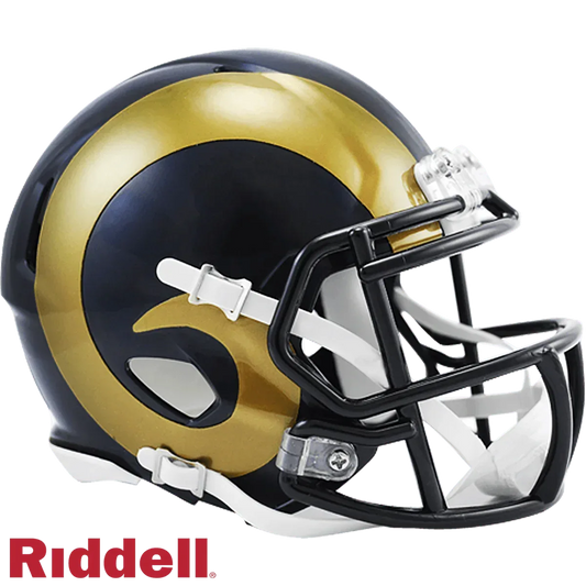 Los Angeles Rams Riddell Mini Speed Helmet 2000 2016 - ToylandEU