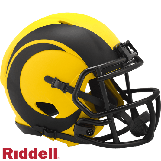 Los Angeles Rams Riddell Mini Speed Rave Alternate Helmet - ToylandEU