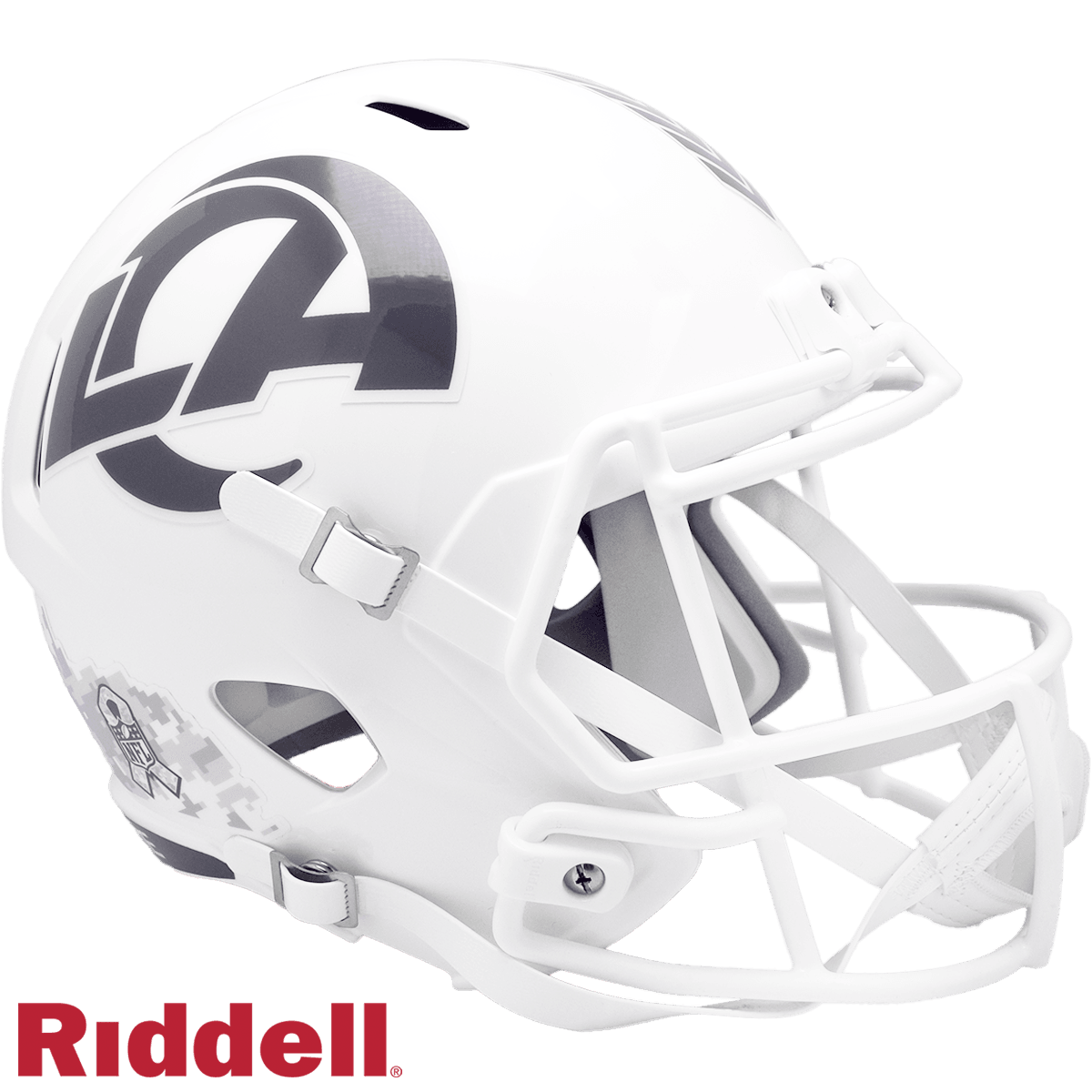 Los Angeles Rams Salute To Service Riddell Replica Helmet - ToylandEU