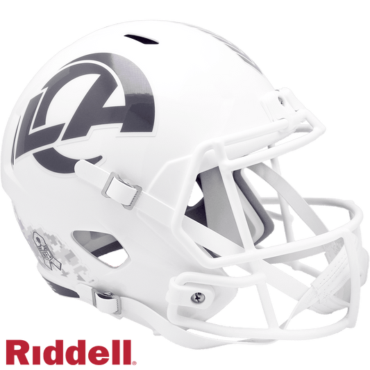 Los Angeles Rams Salute To Service Riddell Replica Helmet - ToylandEU