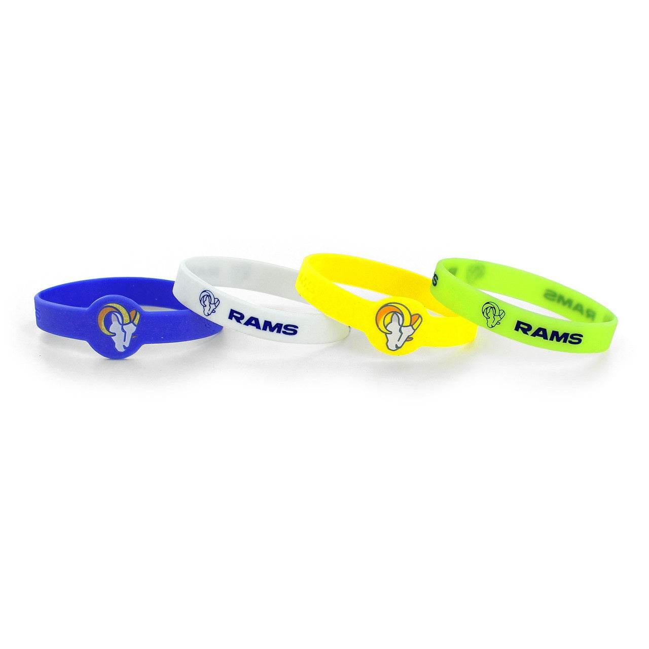 Los Angeles Rams Silicone Bracelets 4 Pack Alternate - ToylandEU
