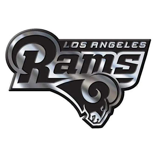 Los Angeles Rams Silver Auto Emblem With 3M Tape Included - ToylandEU