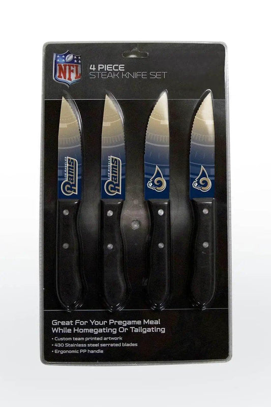  Los Angeles Rams Steak Knife Set 4 Pack Stainless Steel -  ToylandEU™