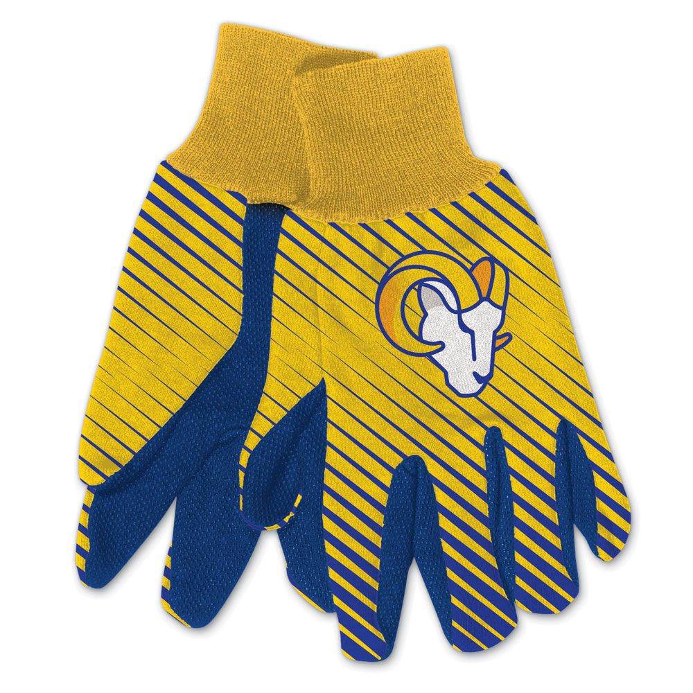 Los Angeles Rams Two Tone Gloves Adult Size Warm Winter - ToylandEU