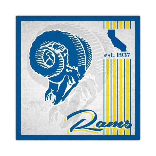  Los Angeles Rams Wood Sign 10x10 Album Decor for Fans -  ToylandEU™