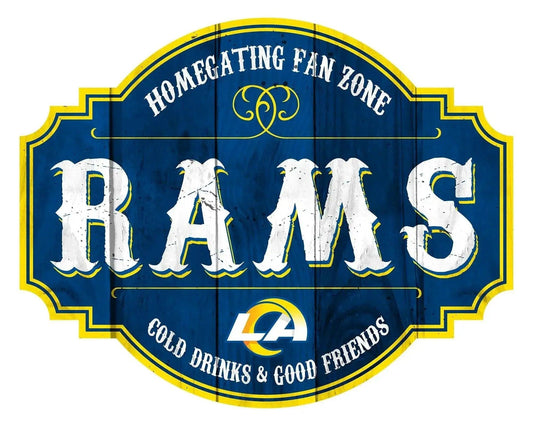  Los Angeles Rams Wood Sign 12 Inch Homegating Tavern -  ToylandEU™