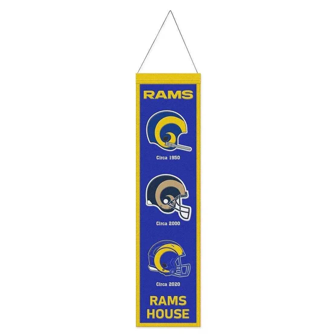 Los Angeles Rams Wool Banner 8x32 Heritage Evolution Design - ToylandEU