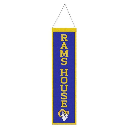 Los Angeles Rams Wool Banner 8x32 Heritage Slogan Design - ToylandEU