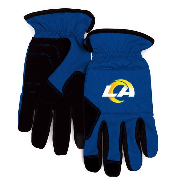 Los Angeles Rams Work Gloves Padded Durable Grip For Tasks - ToylandEU