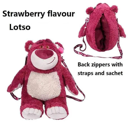  Lotso Bear Crossbody Bag with Strawberry Scent - Disney Toy Story 4  -  ToylandEU™