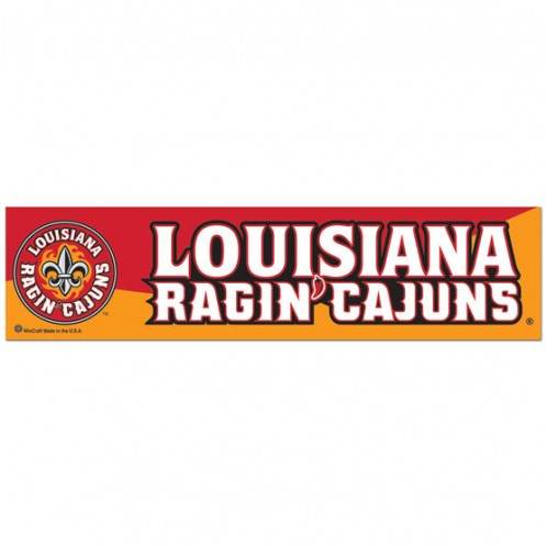 Louisiana Lafayette Ragin Cajuns Decal 3x12 Bumper Strip - ToylandEU