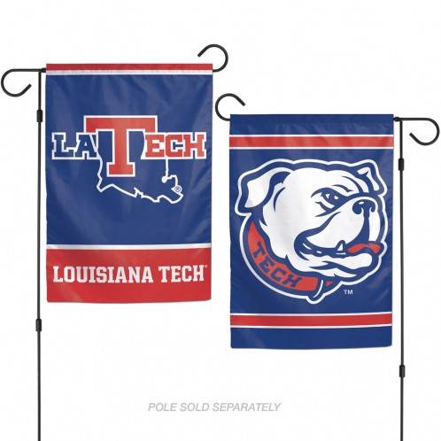 Louisiana Tech Bulldogs Garden Flag 12x18 Two Sided - ToylandEU