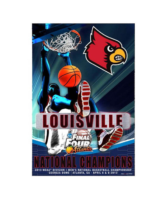 Louisville Cardinals 2013 NCAA Basketball National Poster - ToylandEU