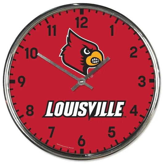  Louisville Cardinals Chrome Round Wall Clock Sports Decor -  ToylandEU™