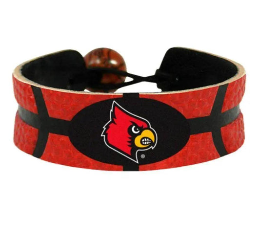  Louisville Cardinals Leather Basketball Team Color Bracelet -  ToylandEU™