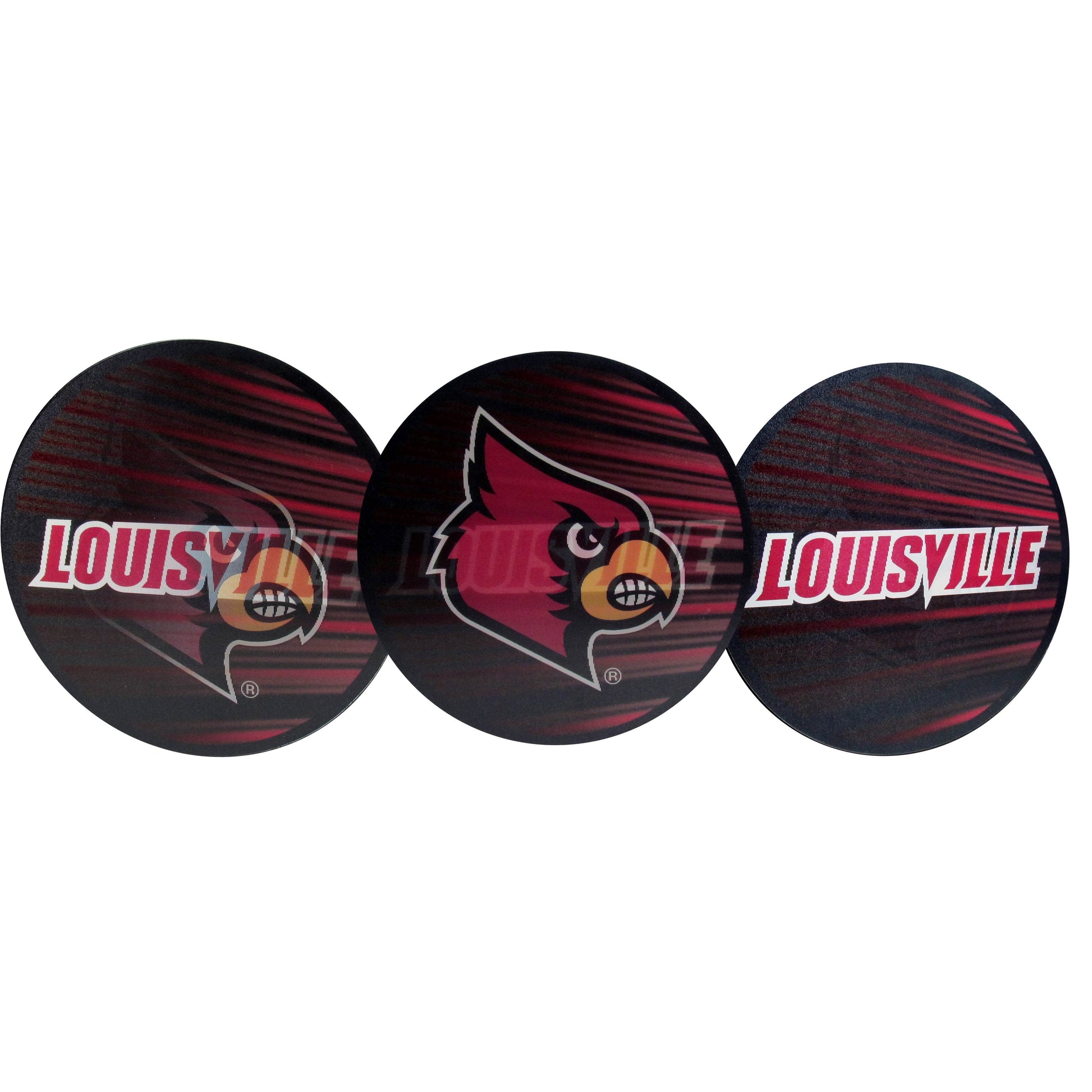 Louisville Cardinals Lenticular Decal Showing Logo Motion - ToylandEU