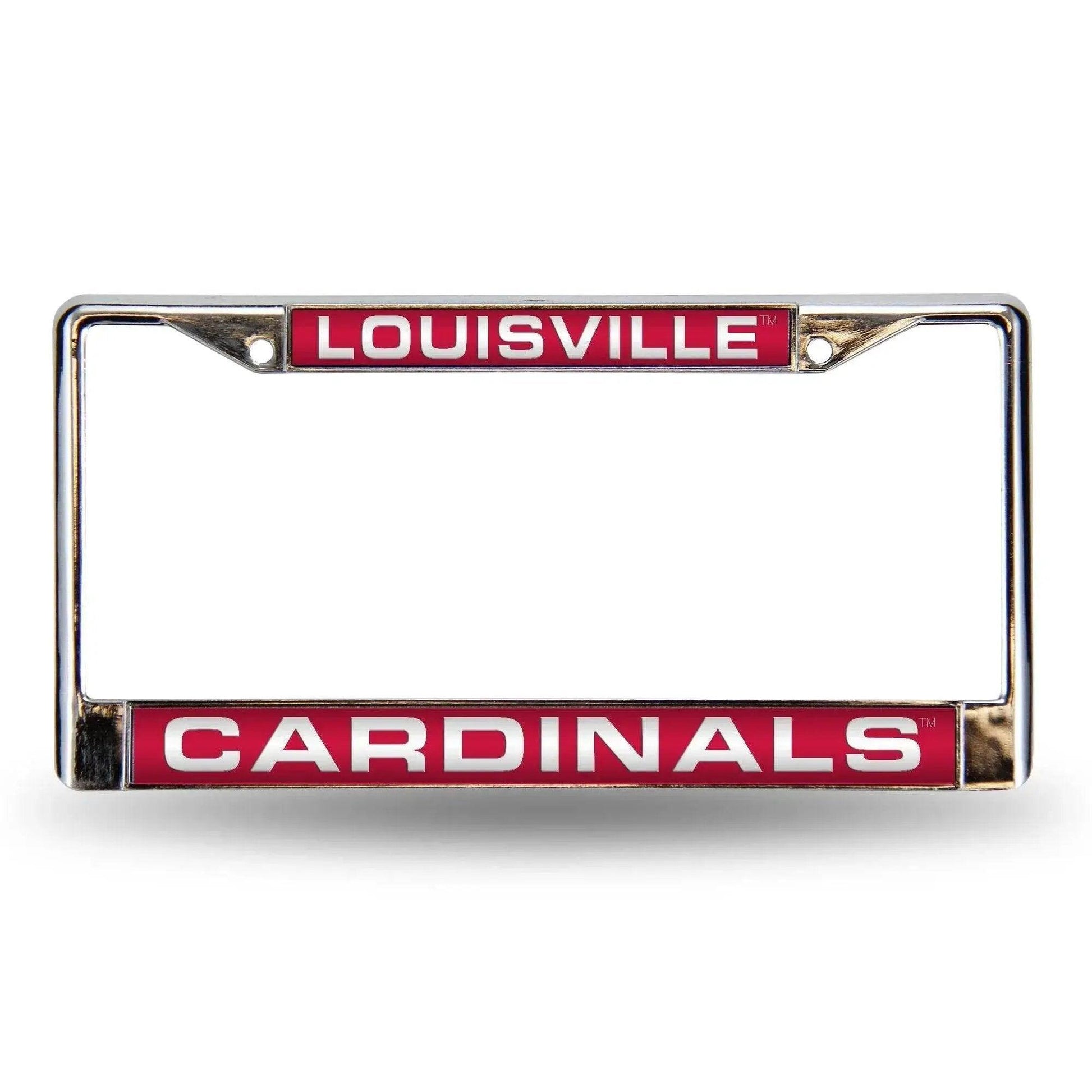  Louisville Cardinals License Plate Frame Chrome Laser Cut -  ToylandEU™