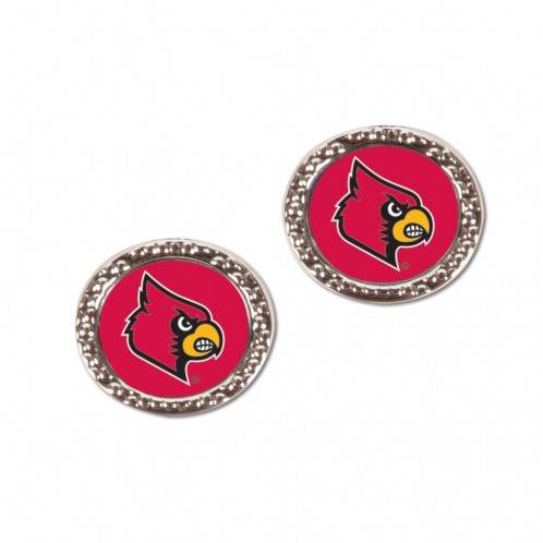 Louisville Cardinals Post Style Earrings Officially Licensed - ToylandEU