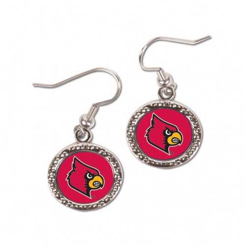 Louisville Cardinals Round Earrings Officially Licensed - ToylandEU