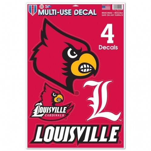 Louisville Cardinals Ultra Decal 11x17 Special Order - ToylandEU
