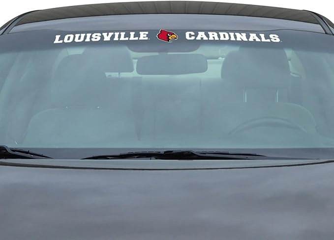 Louisville Cardinals Vinyl Windshield Decal 35x4 Durable - ToylandEU