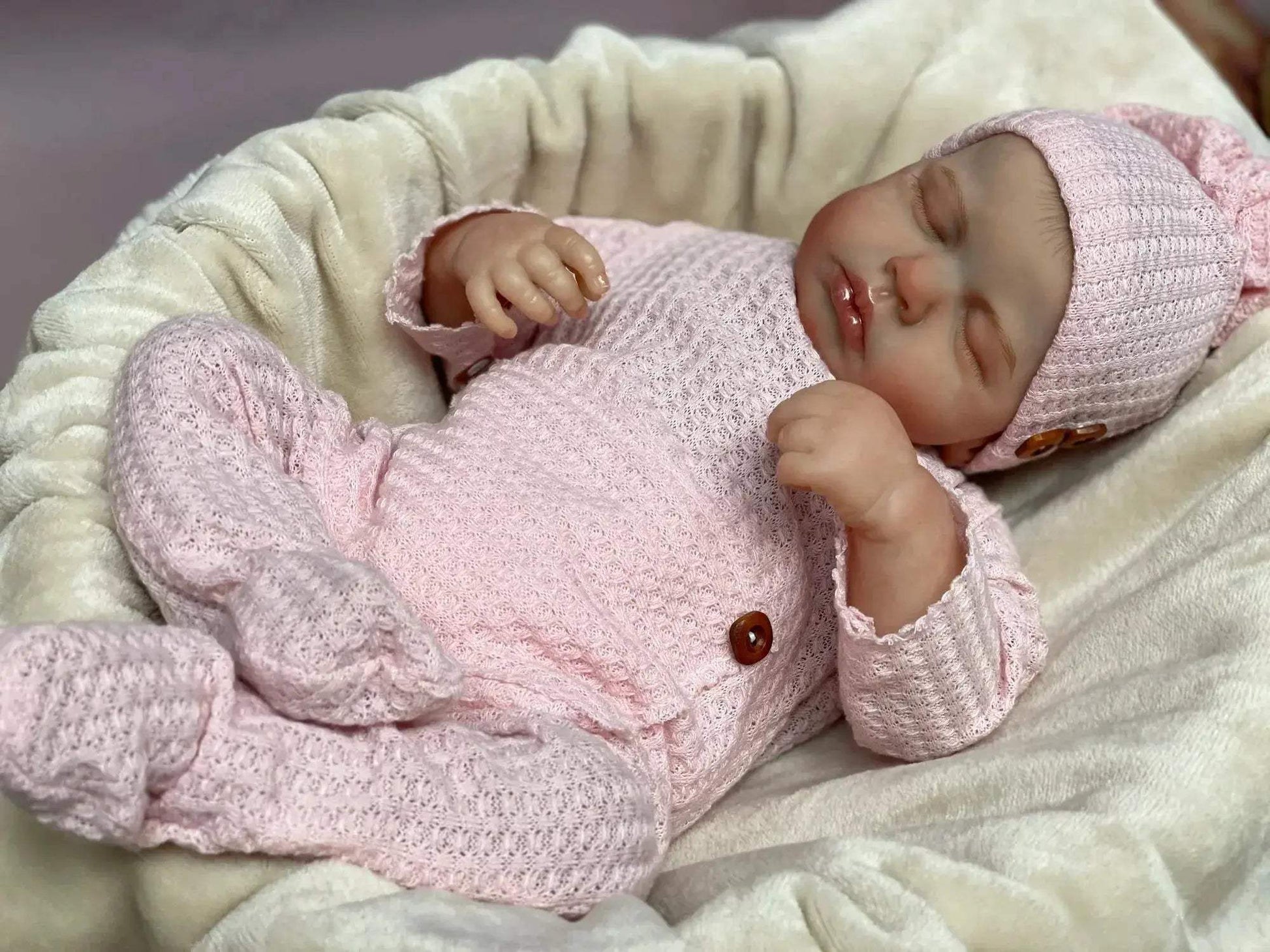 Loulou Twins Reborn Dolls Lifelike Handcrafted Vinyl Keepsake - ToylandEU