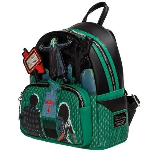Loungefly Beetlejuice Graveyard Glow-in-the-Dark Mini-Backpack - Entertainment Earth Exclusive - ToyShnip