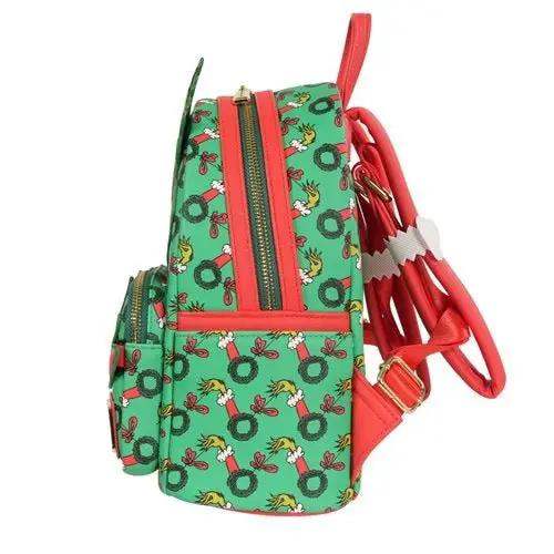 Loungefly How the Grinch Stole Christmas Grinch Christmas Present Mini-Backpack - Entertainment Earth Exclusive - ToyShnip