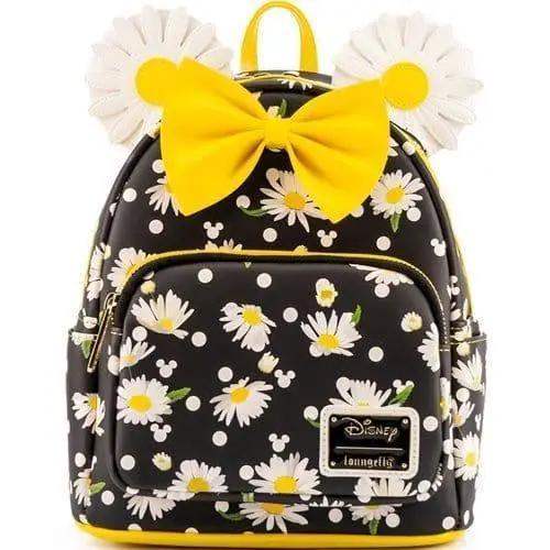 Loungefly Minnie Mouse Daisies Mini Backpack With Adjustable Straps - ToylandEU