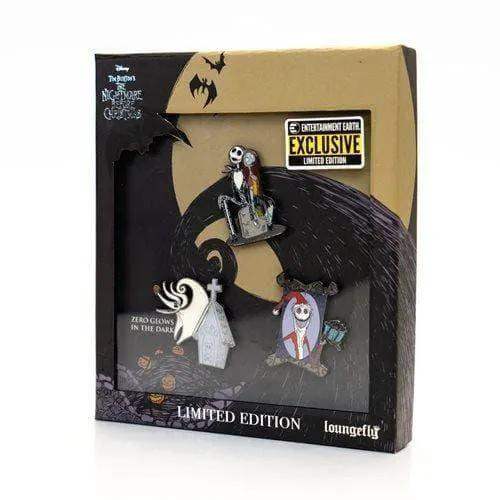 Loungefly Nightmare Before Christmas 3 Piece Pin Set Exclusive - ToylandEU
