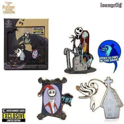 Loungefly Nightmare Before Christmas 3 Piece Pin Set Exclusive - ToylandEU