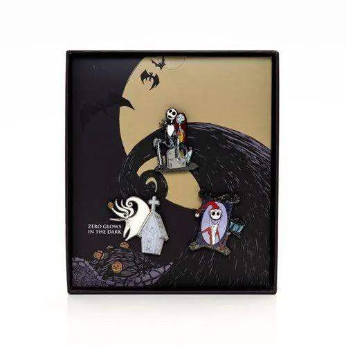 Loungefly Nightmare Before Christmas 3 Piece Pin Set Exclusive - ToylandEU