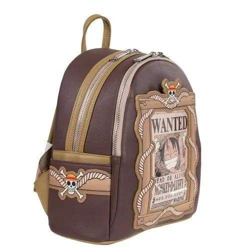 Loungefly One Piece Wanted Dead or Alive Monkey D. Luffy Mini-Backpack - Entertainment Earth Exclusive - ToyShnip