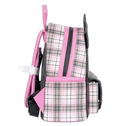 Loungefly Sanrio Kuromi Flames and Plaid Mini-Backpack - Entertainment Earth Exclusive - ToyShnip
