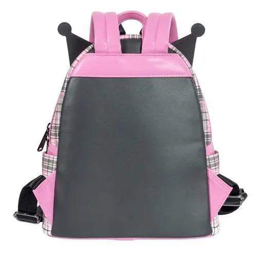 Loungefly Sanrio Kuromi Flames and Plaid Mini-Backpack - Entertainment Earth Exclusive - ToyShnip