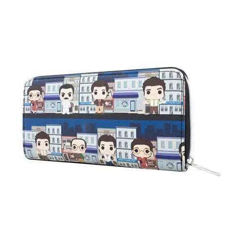 Loungefly Seinfeld Pop City Print Zip Wallet Urban Cityscape - ToylandEU
