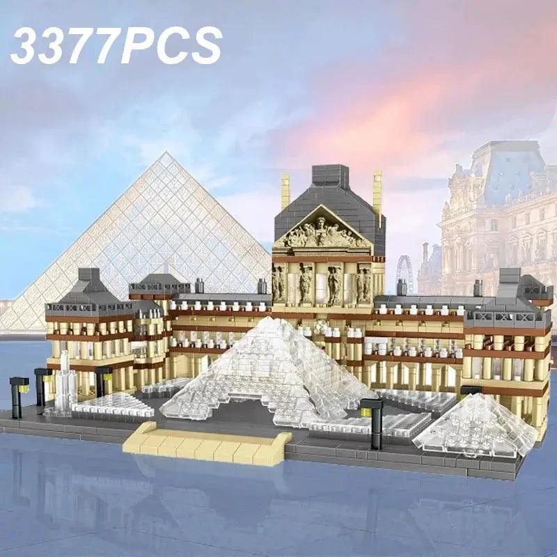  Louvre 3377Piece Building Blocks Set Architecture Fans -  ToylandEU™