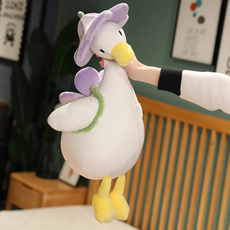 Lovely Duck Doll Flower Duck Plush Toy Stuffed Animal Best Gift Kawaii Plushie - ToylandEU