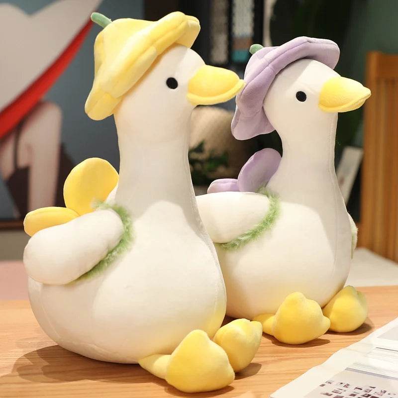 Lovely Duck Doll Flower Duck Plush Toy Stuffed Animal Best Gift Kawaii Plushie - ToylandEU