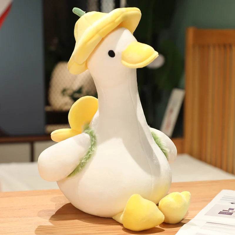 Lovely Duck Doll Flower Duck Plush Toy Stuffed Animal Best Gift Kawaii Plushie - ToylandEU