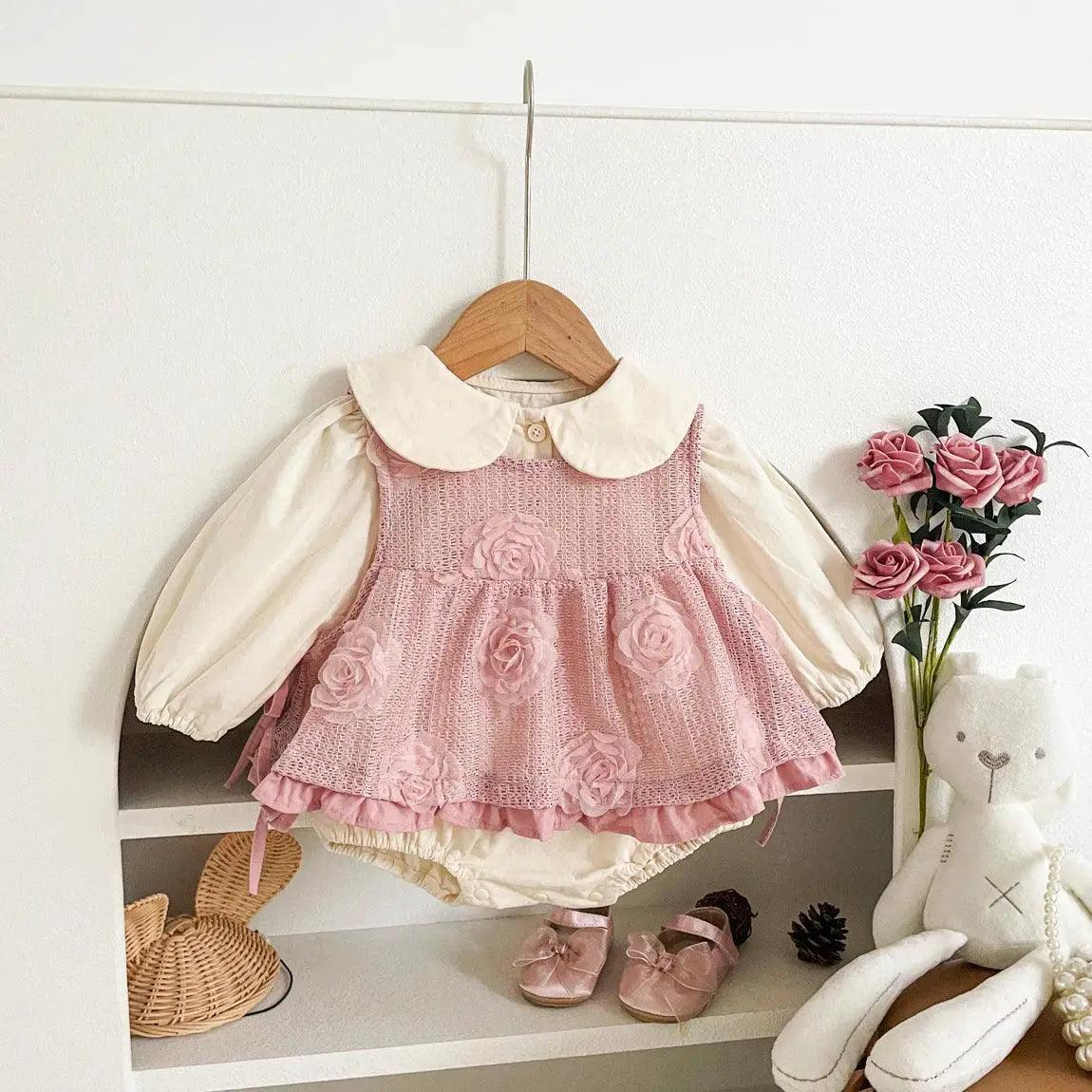 Lovely Korean Style Baby Dress Set 1 2 Years Toyland EU -  ToylandEU™