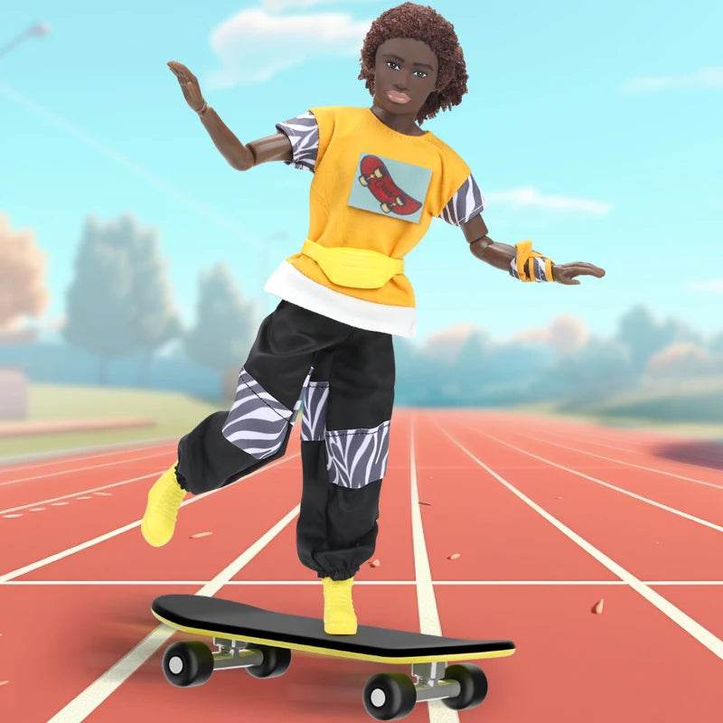 Lover Set Kawaii Items Black Dolls 30cm Female Male for Kids DIY Birthday Present - ToylandEU