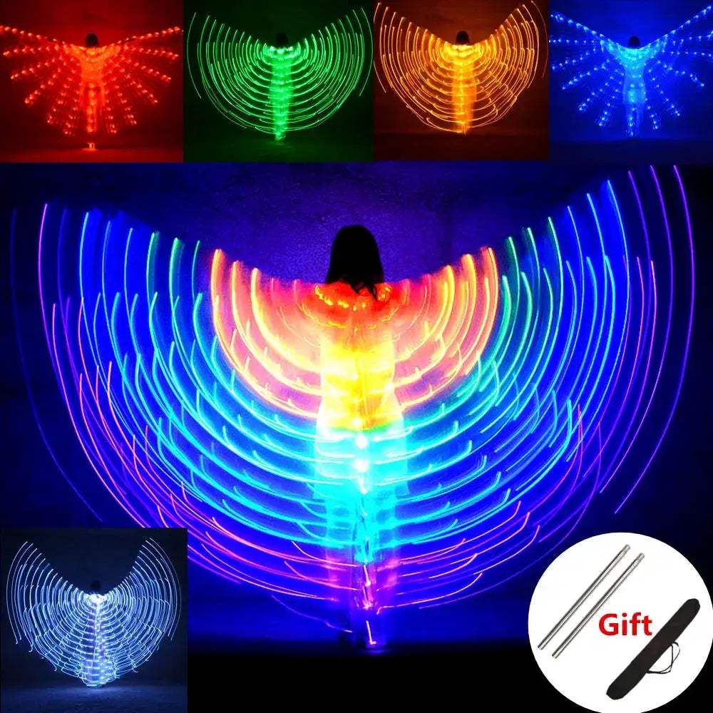 Low Voltage LED Wings For Dancers Battery Not Included - ToylandEU