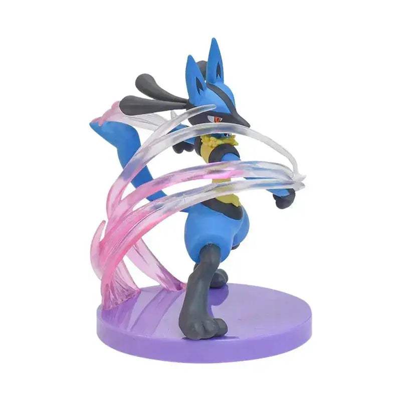 Lucario Anime Figure, Pokemon Figurines Riolu Action Model Doll Anime PVC Figure Statue 13 CM - ToylandEU