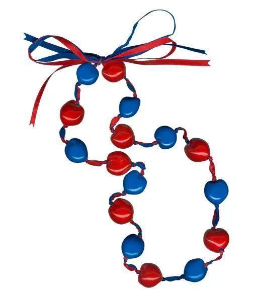  Lucky Kukui Nut Necklace Hawaiian Jewelry Royal Red -  ToylandEU™