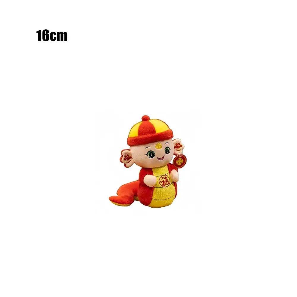 Lucky Wealth Plush Snake Doll For New Year Decor Festival - ToylandEU